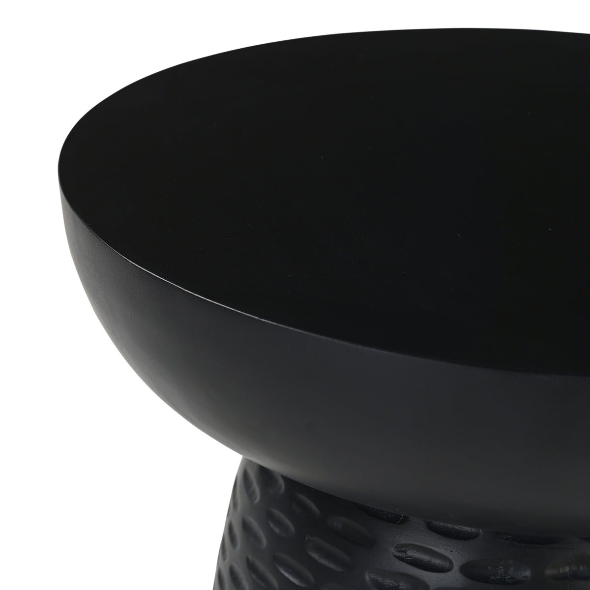 Nero Solid Mango Wood Side Table