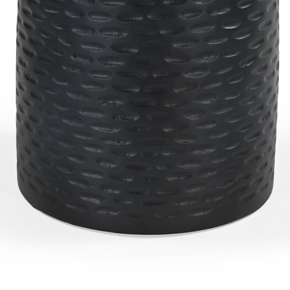 Nero Solid Mango Wood Side Table