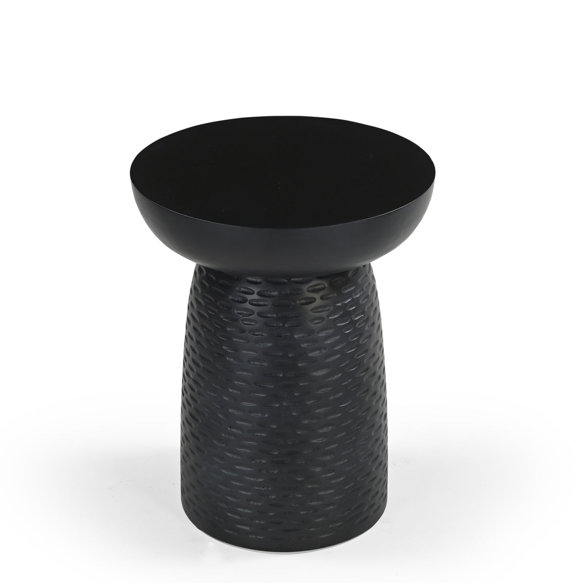 Nero Solid Mango Wood Side Table