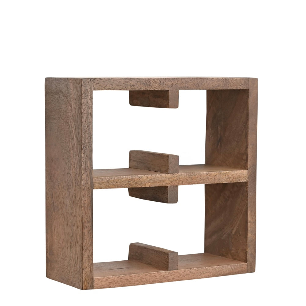Kappu Cup Shelf 2 by 2 in Light Brown