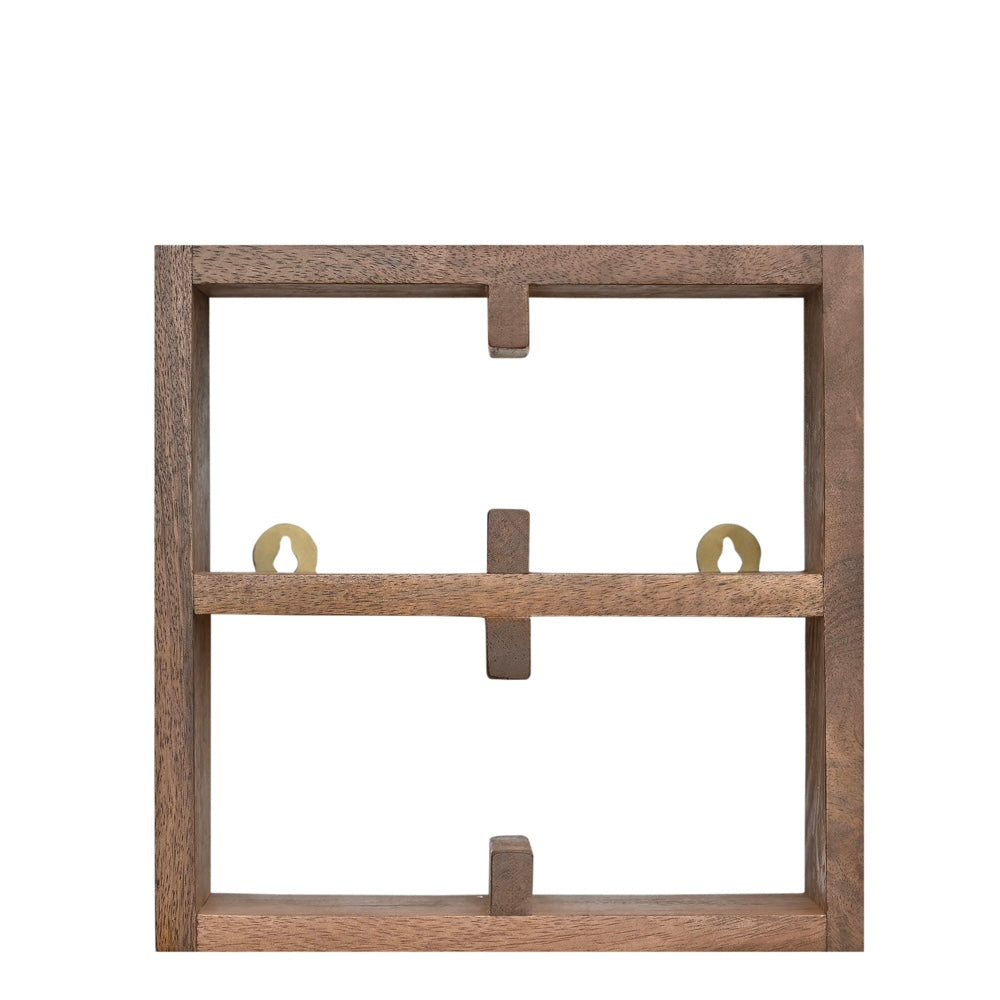 Kappu Cup Shelf 2 by 2 in Light Brown