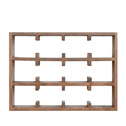 Kappu Cup Shelf 4 by 3 in Light Brown