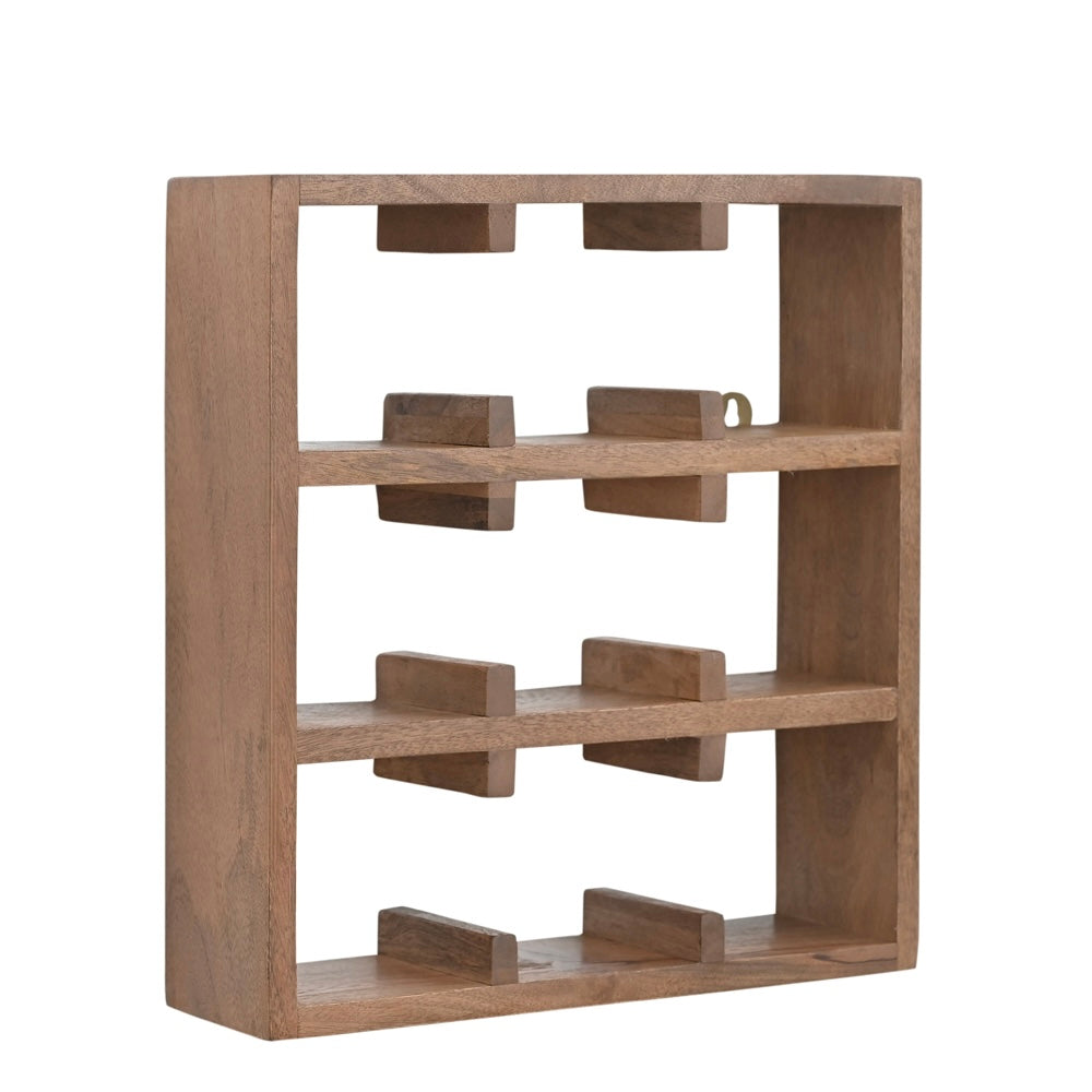 Kappu Cup Shelf 3 by 3 in Light Bown