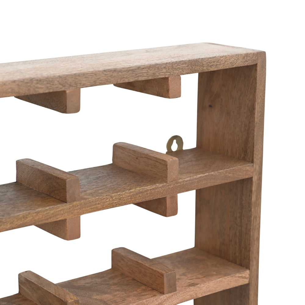 Kappu Cup Shelf 4 by 3 in Light Brown