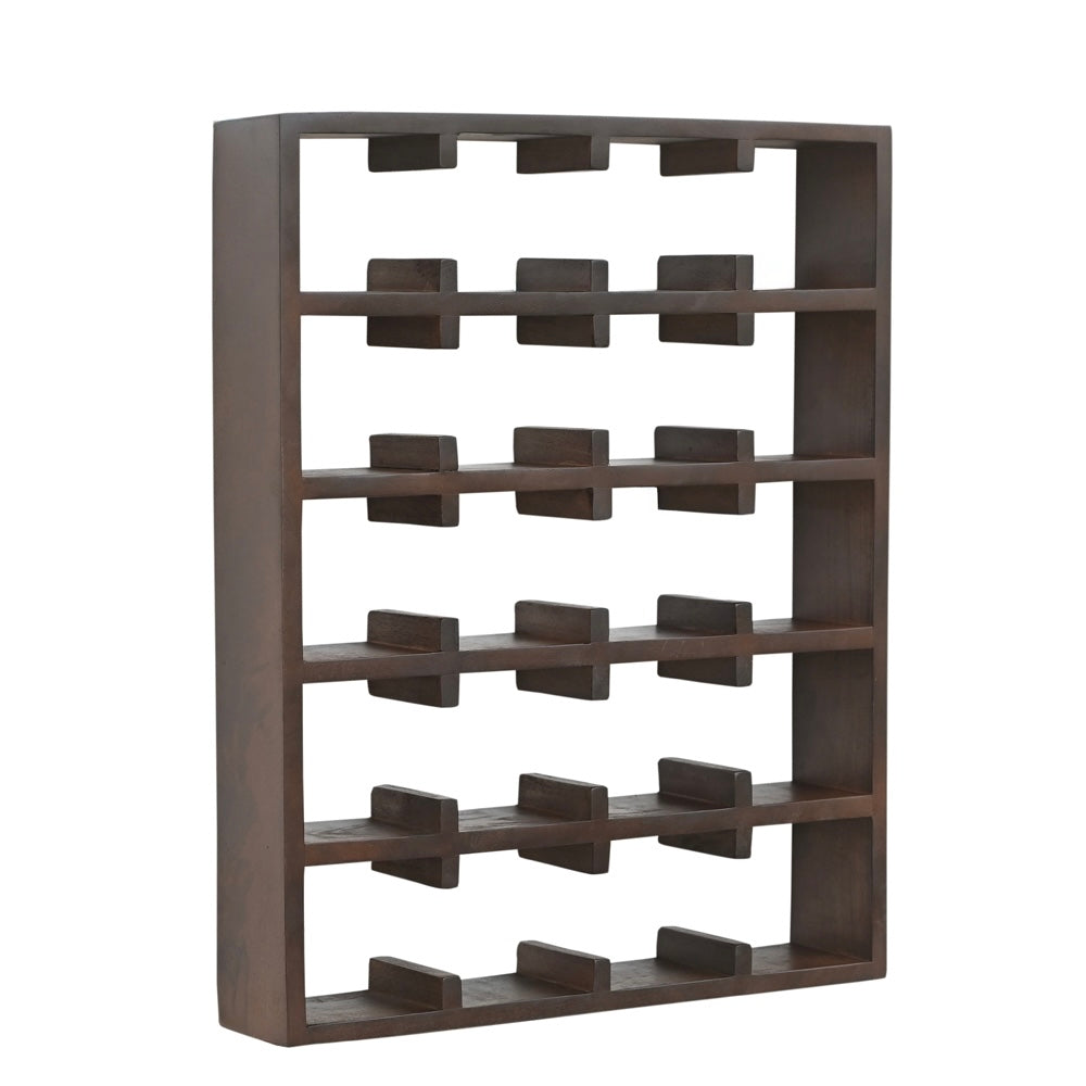 Kappu Cup Shelf 4 by 5 in Dark Walnut
