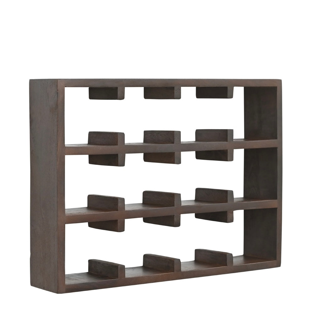 Kappu Cup Shelf 4 by 3 in Dark Walnut