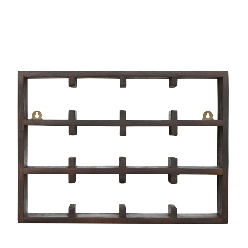 Kappu Cup Shelf 4 by 3 in Dark Walnut