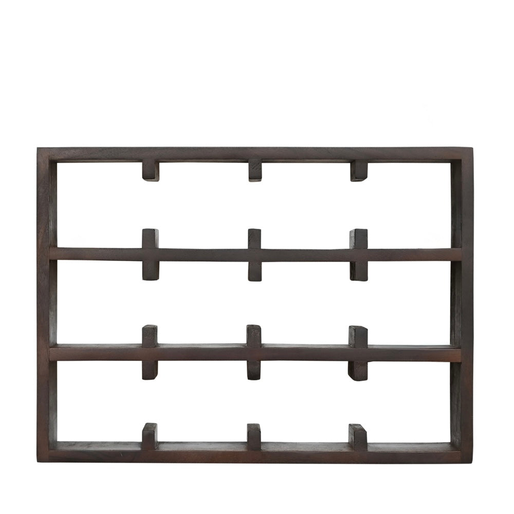 Kappu Cup Shelf 4 by 3 in Dark Walnut