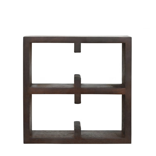 Kappu Cup Shelf 2 by 2 in Dark Walnut