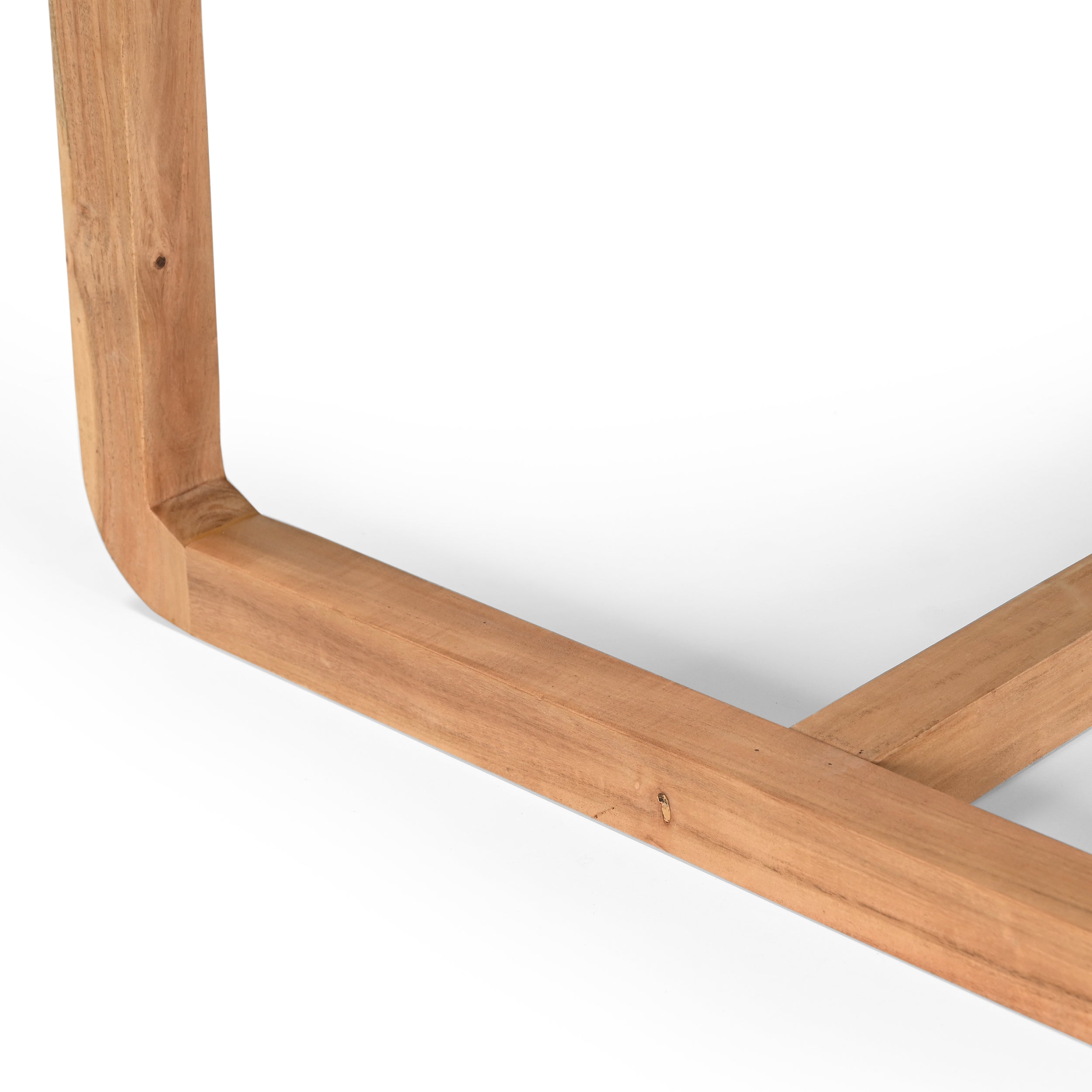 Amaya Solid Acacia Wood Dining Table and Bench Set