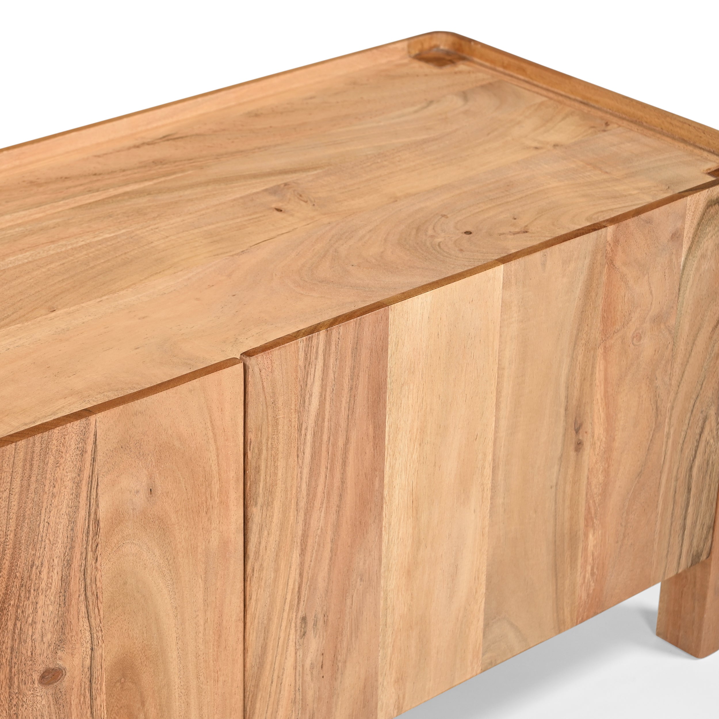 Aoki Solid Acacia Wood TV Stand