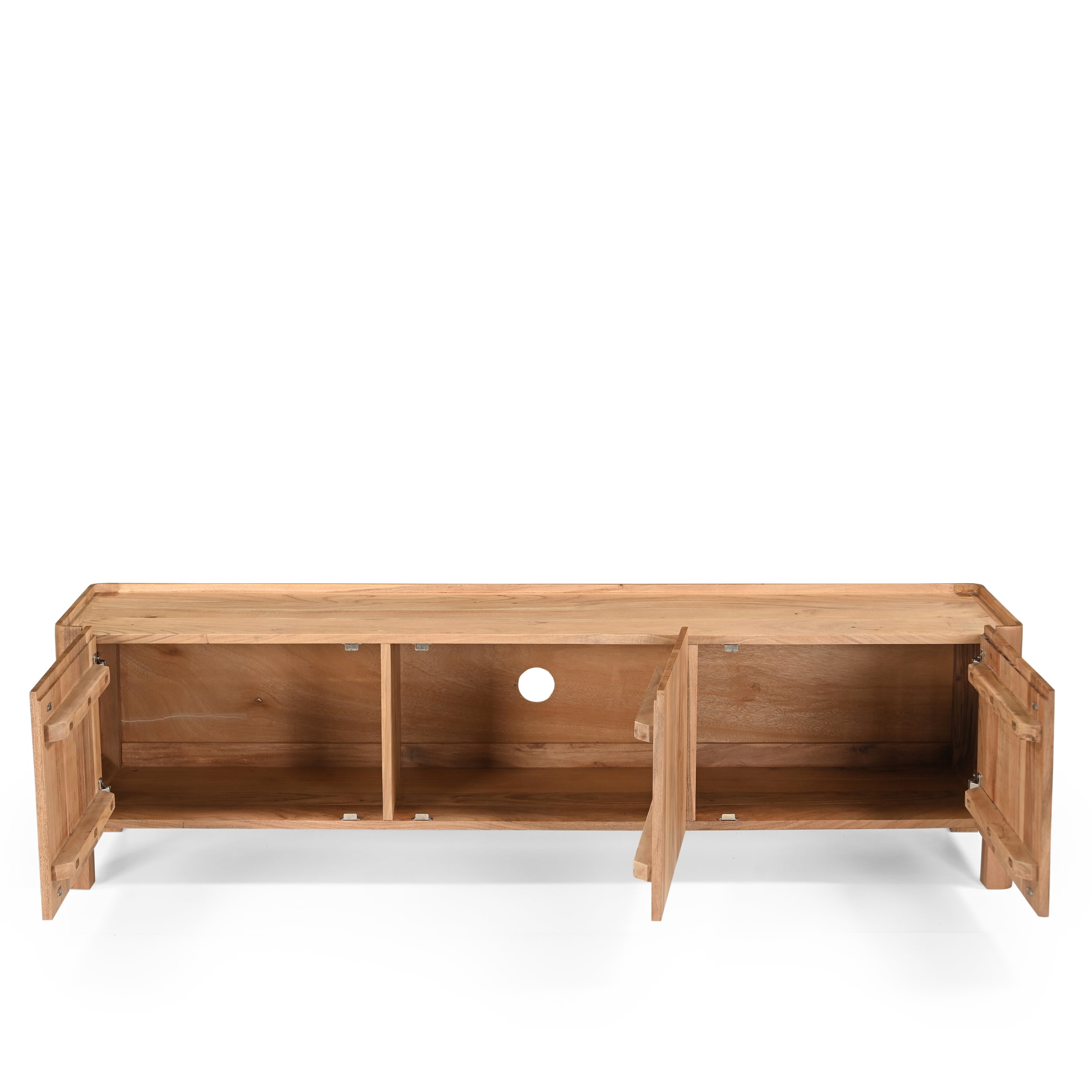 Aoki Solid Acacia Wood TV Stand