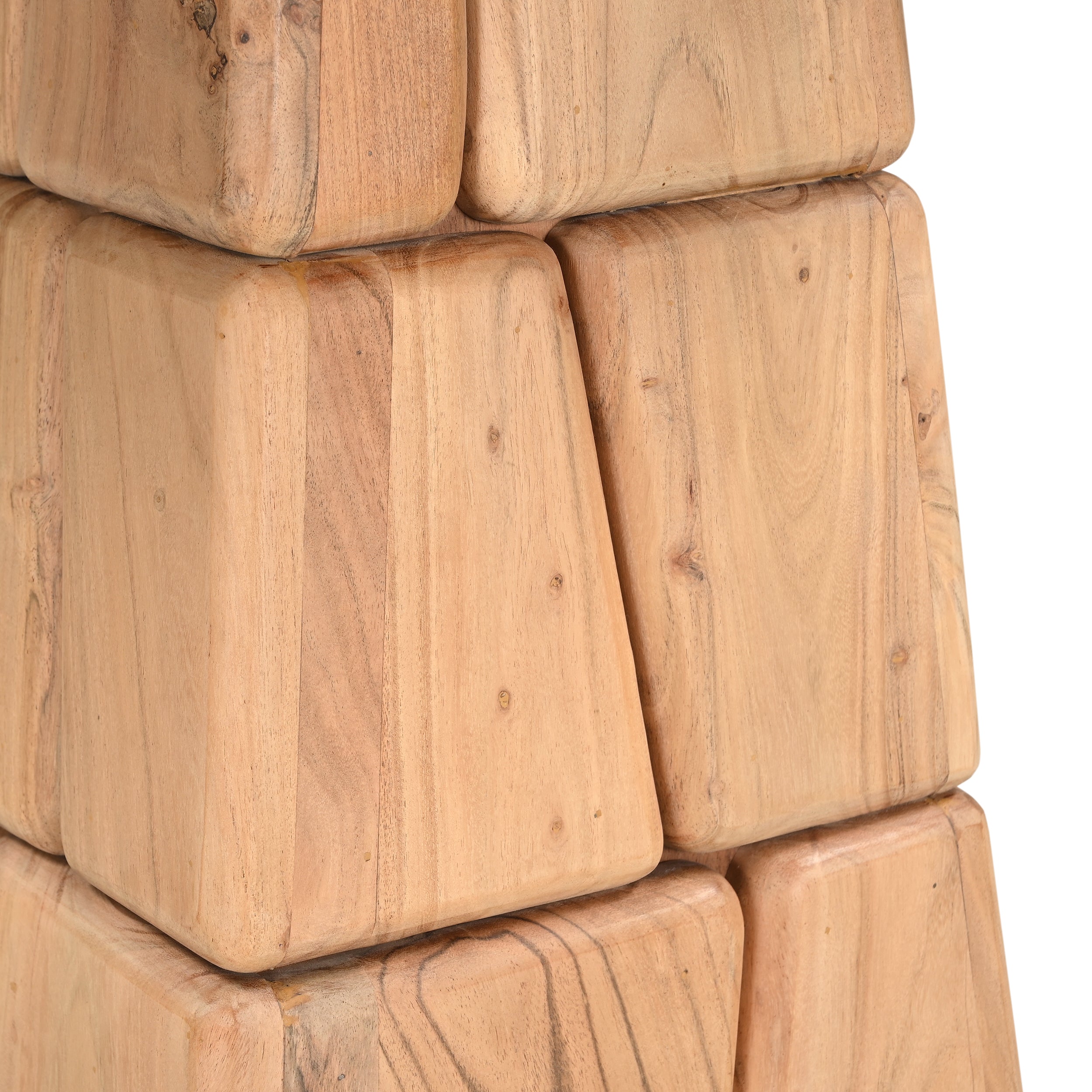 Bob Round Solid Acacia Wood Dining Table