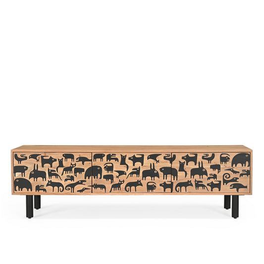 Savannah Solid Acacia Wood TV Stand