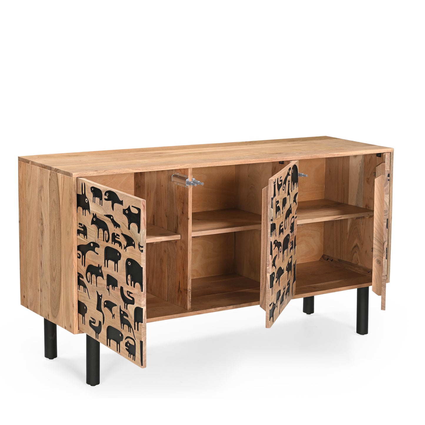 Savannah Solid Acacia Wood Large Sideboard
