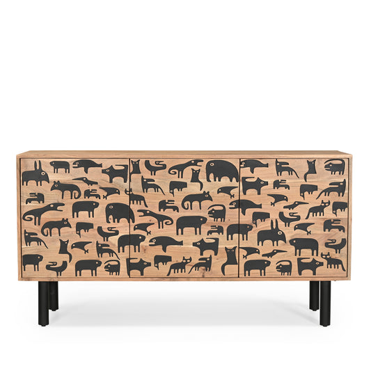 Savannah Solid Acacia Wood Large Sideboard