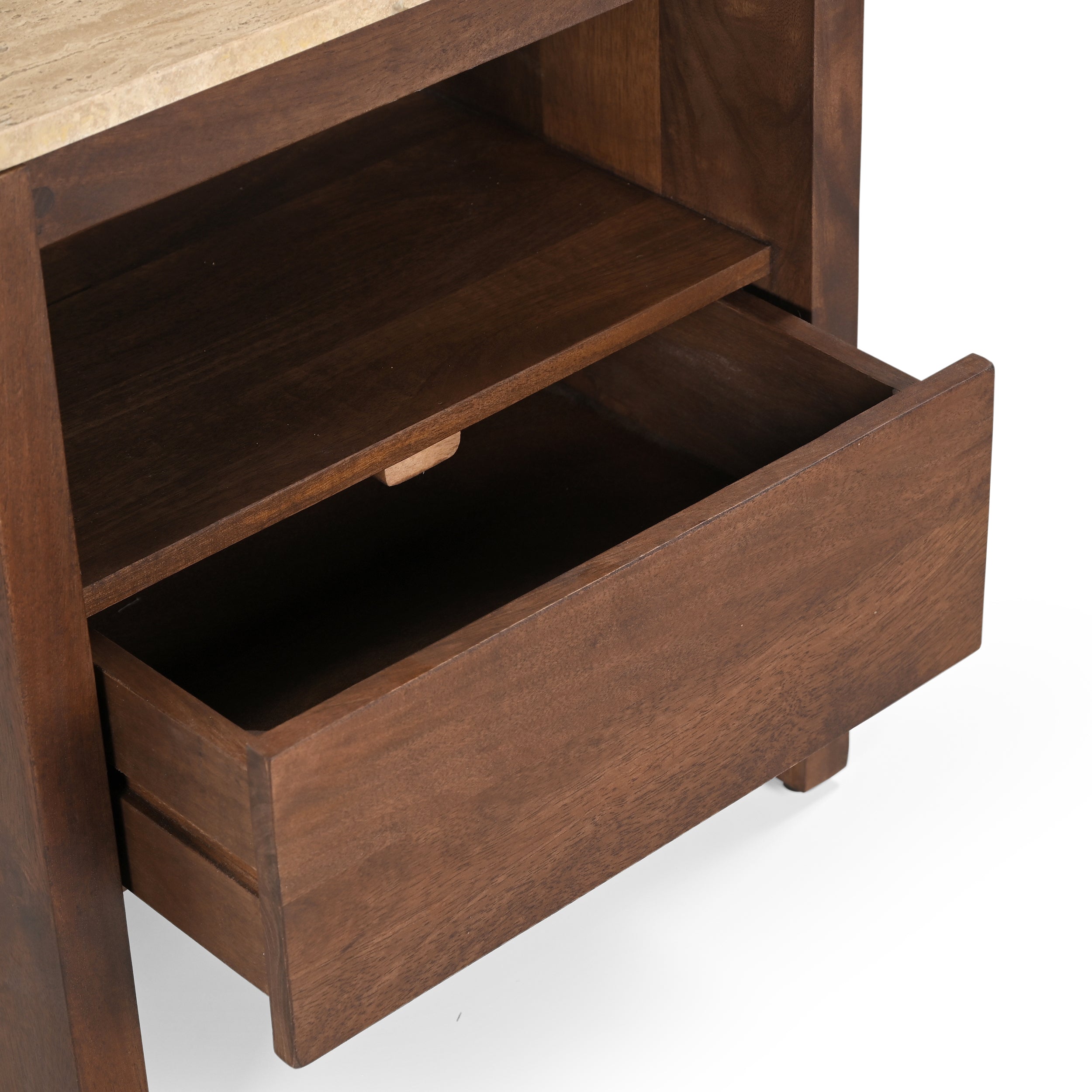 Kobe Solid Mango Wood Bedside Table
