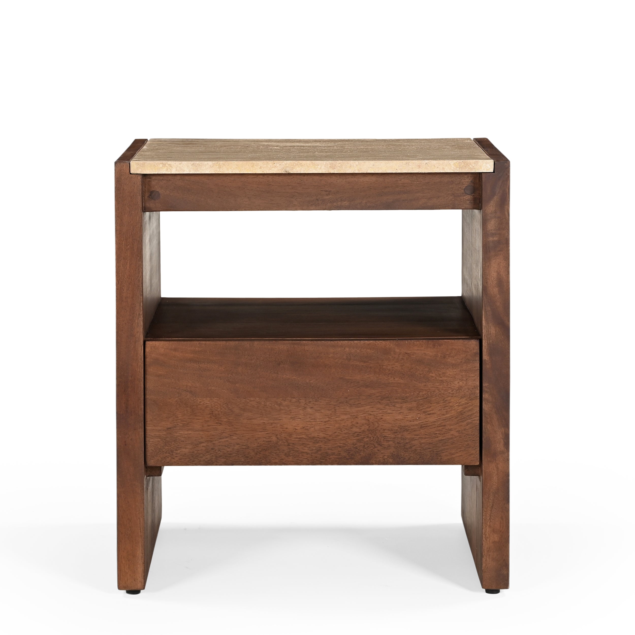Kobe Solid Mango Wood Bedside Table