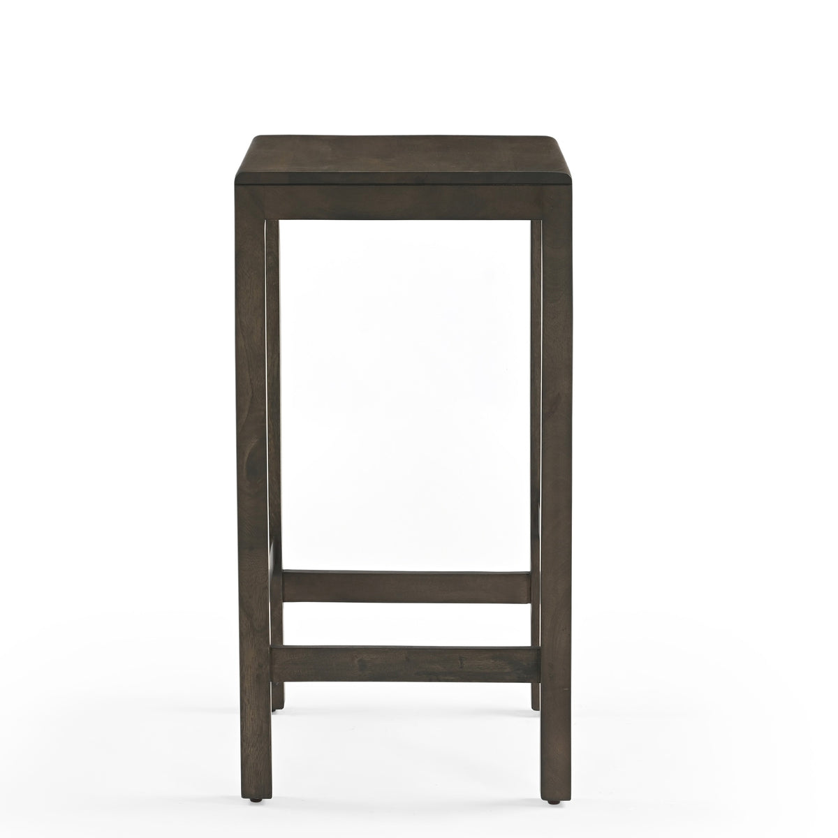 Layda Solid Mango Wood Bar Stool Dark Brown