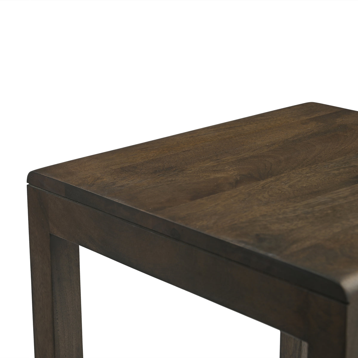 Layda Solid Mango Wood Bar Stool Dark Brown