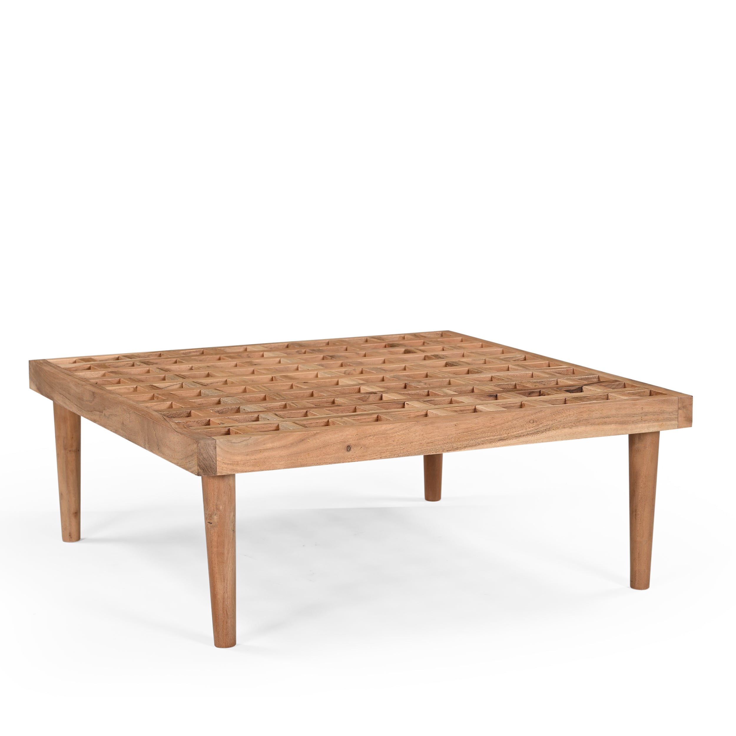 Hiroshi Solid Acacia Wood Coffee Table