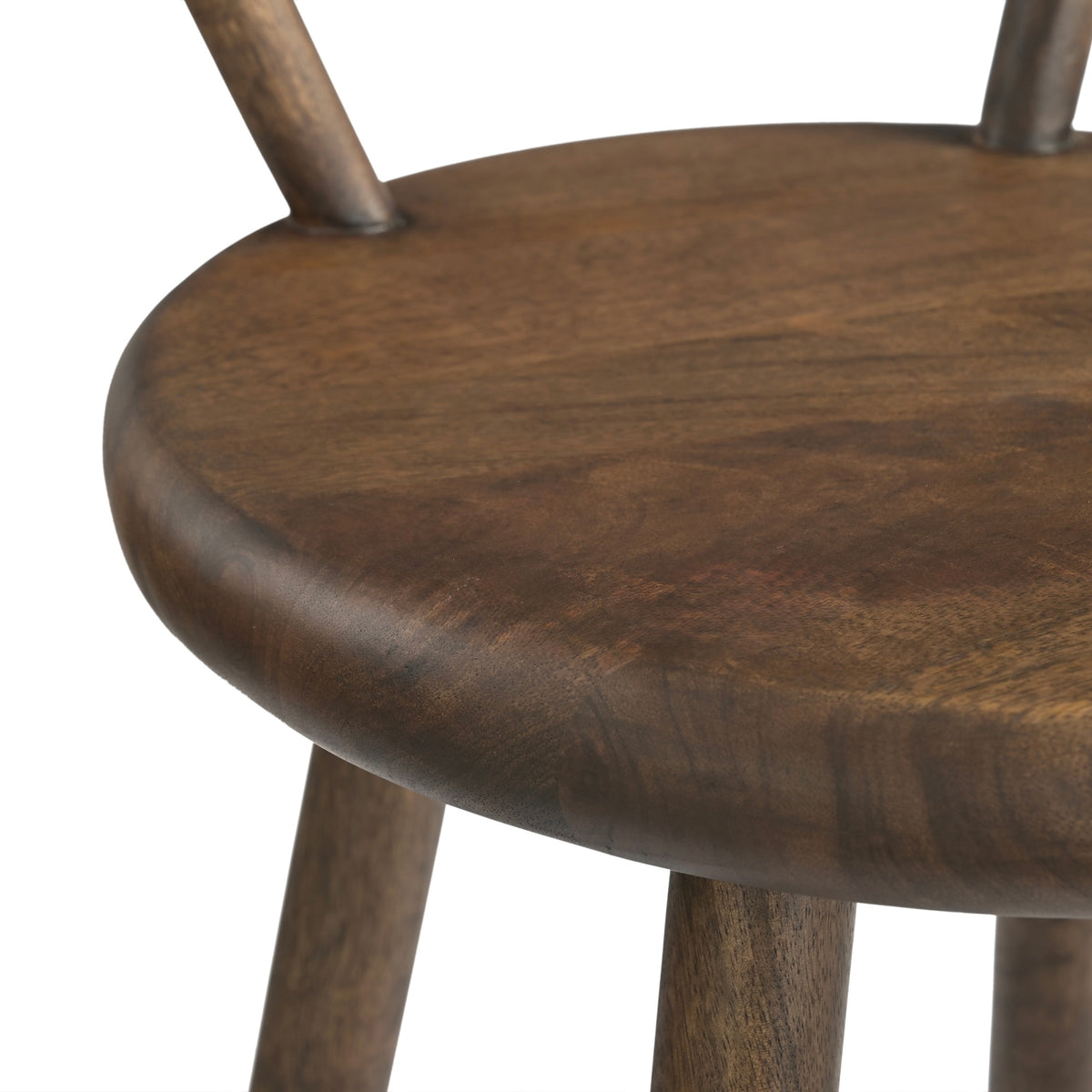 Nook Solid Mango Wood Bar Stool Brown