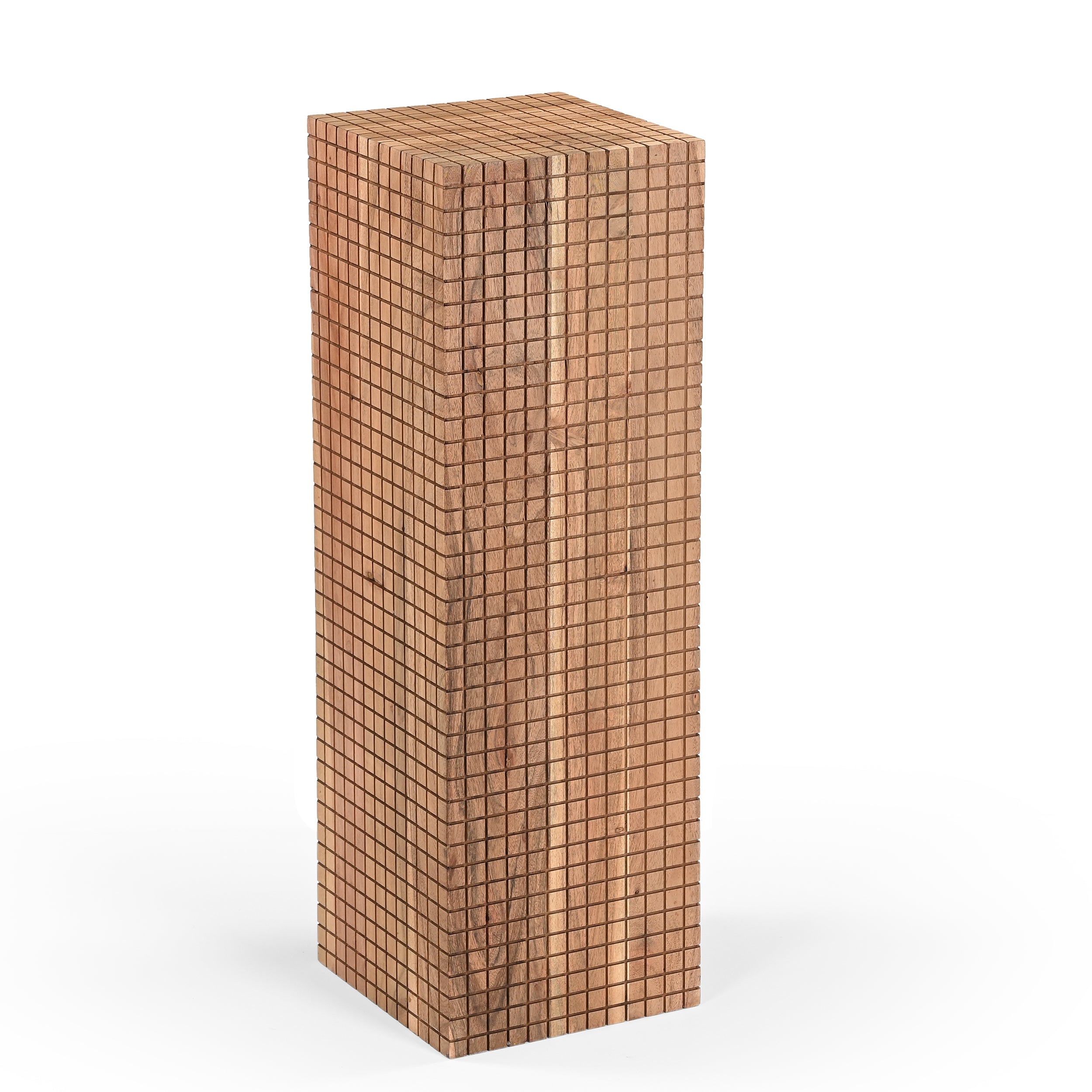 Jiro Solid Acacia Wood Side Table Natural (2 Sizes)