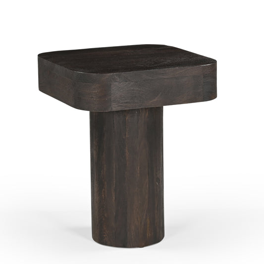 Dena Solid Mango Wood Side Table