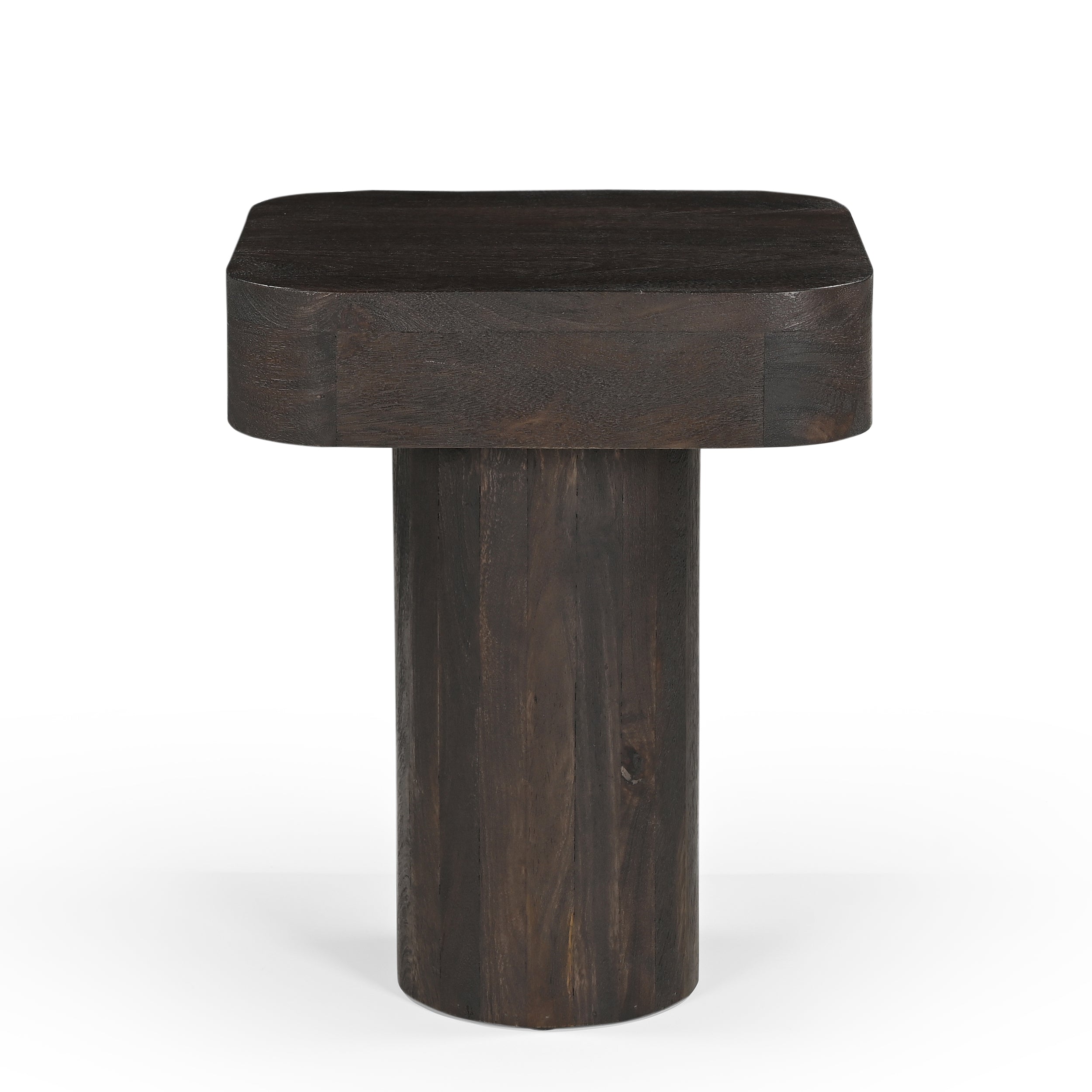 Dena Solid Mango Wood Side Table