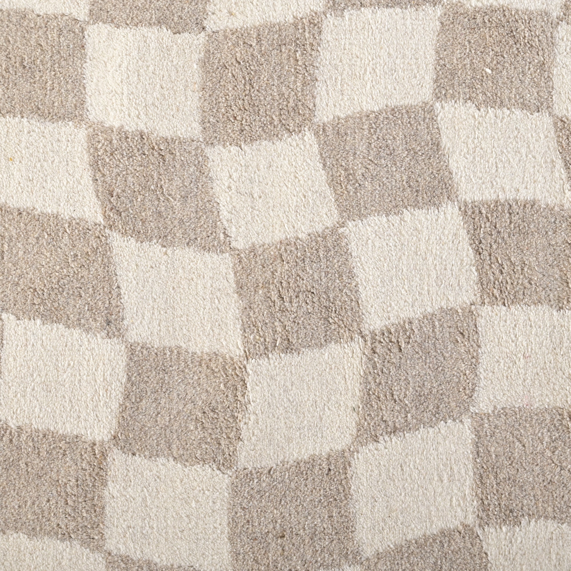 Stuarto Circular Knit Wool & Polyester Rug in Ivory & Beige (2 Sizes)