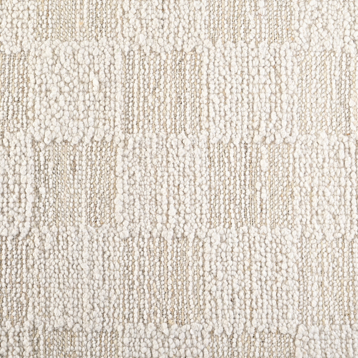 Horezu Handwoven Flat Weave Wool & Jute Rug in Natural & Ivory (2 Sizes)
