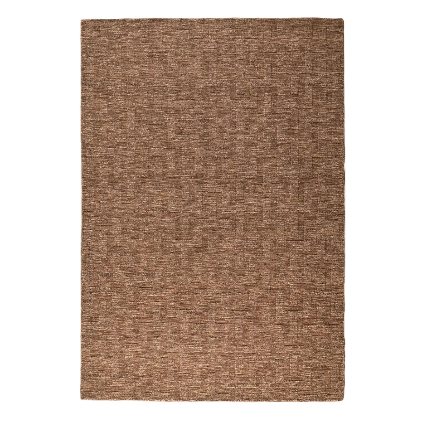 Westbrook Handwoven Wool Rug in Dark Brown (2 Sizes)