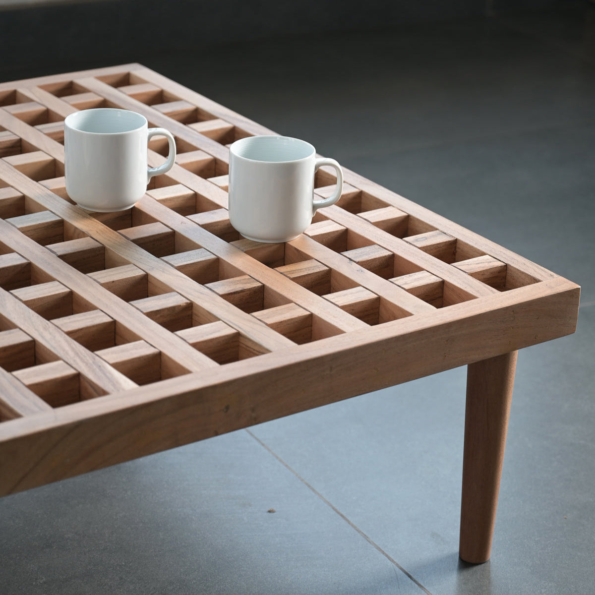 Hiroshi Solid Acacia Wood Coffee Table