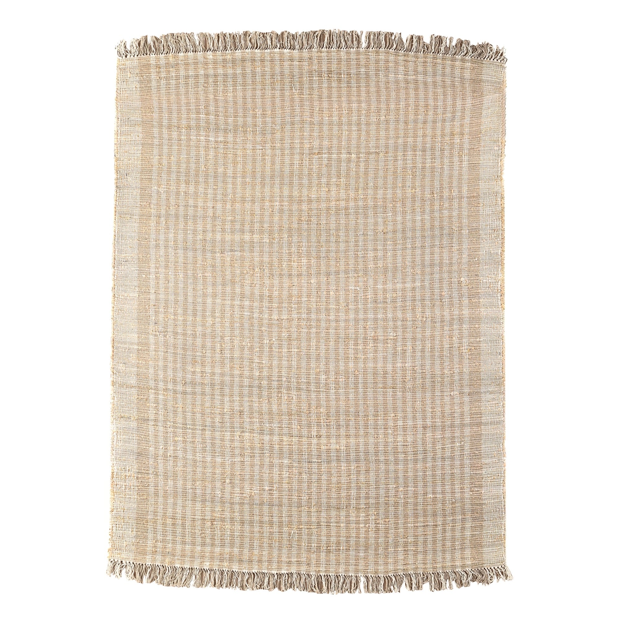 Kameel Handwoven Flat Weave Rug in Ivory & Brown (2 Sizes)