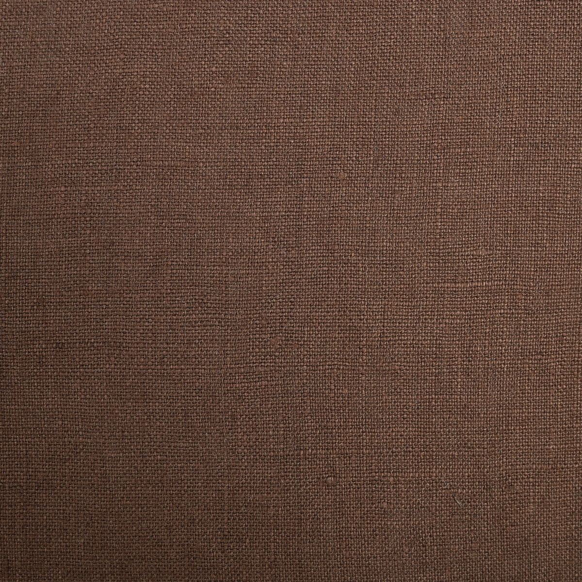 Yara Brown Linen Flange Edge Handmade Cushion with Black Border Detail 46 x 46cm