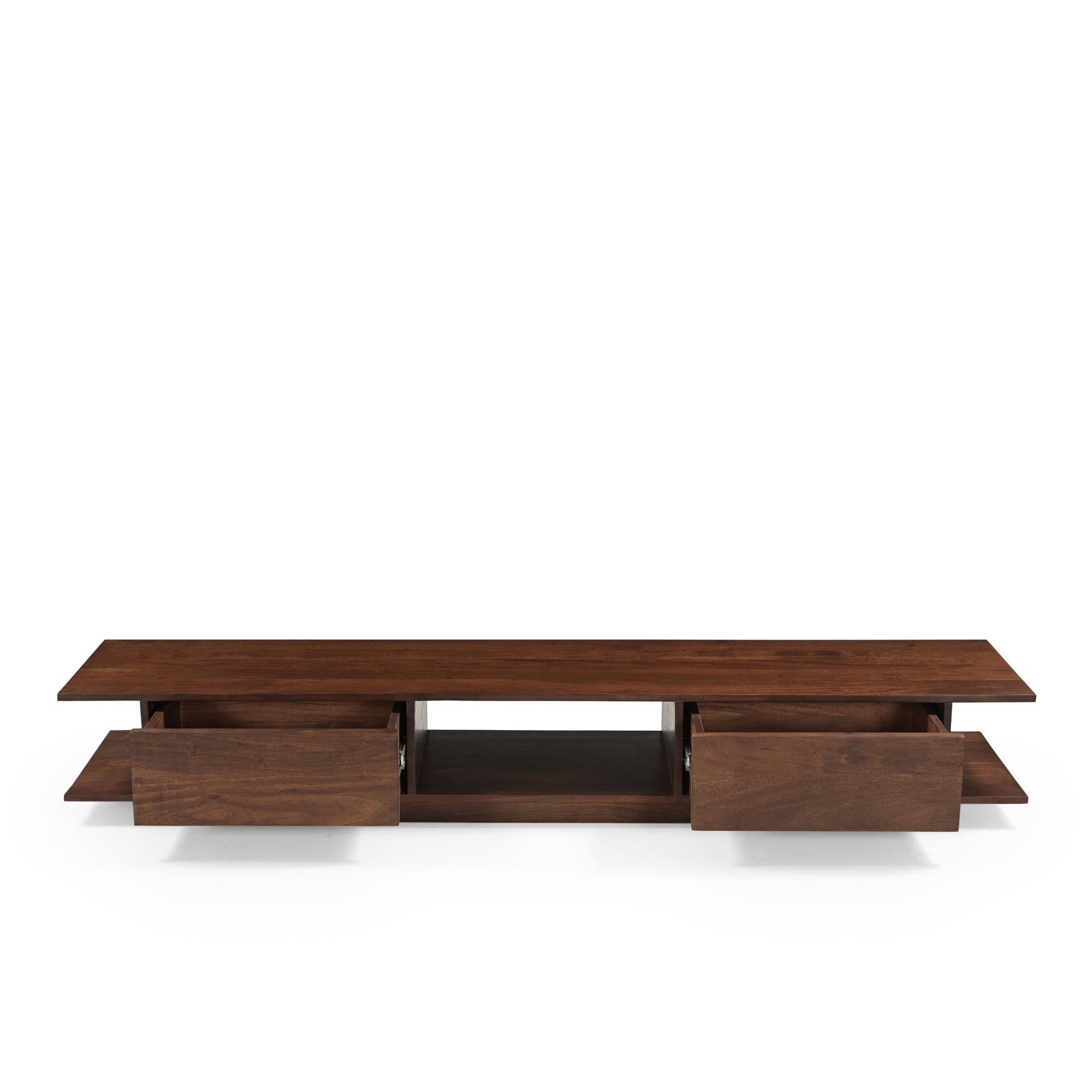 Yamato Solid Acacia Wood TV Unit in Brown