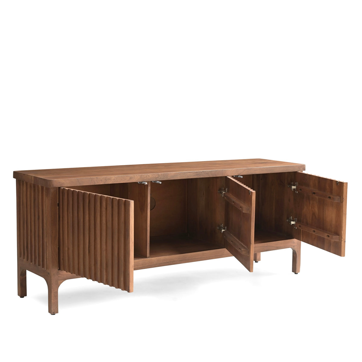 Soho Solid Acacia Wood Medium TV Stand (160cm)