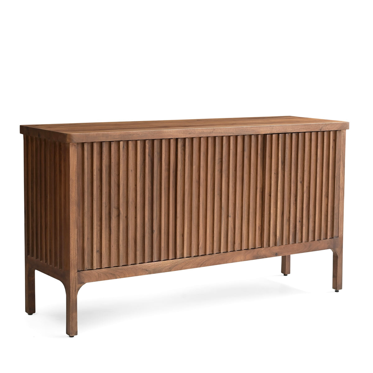 Soho Solid Acacia Wood Sideboard in Honey Brown (150cm)