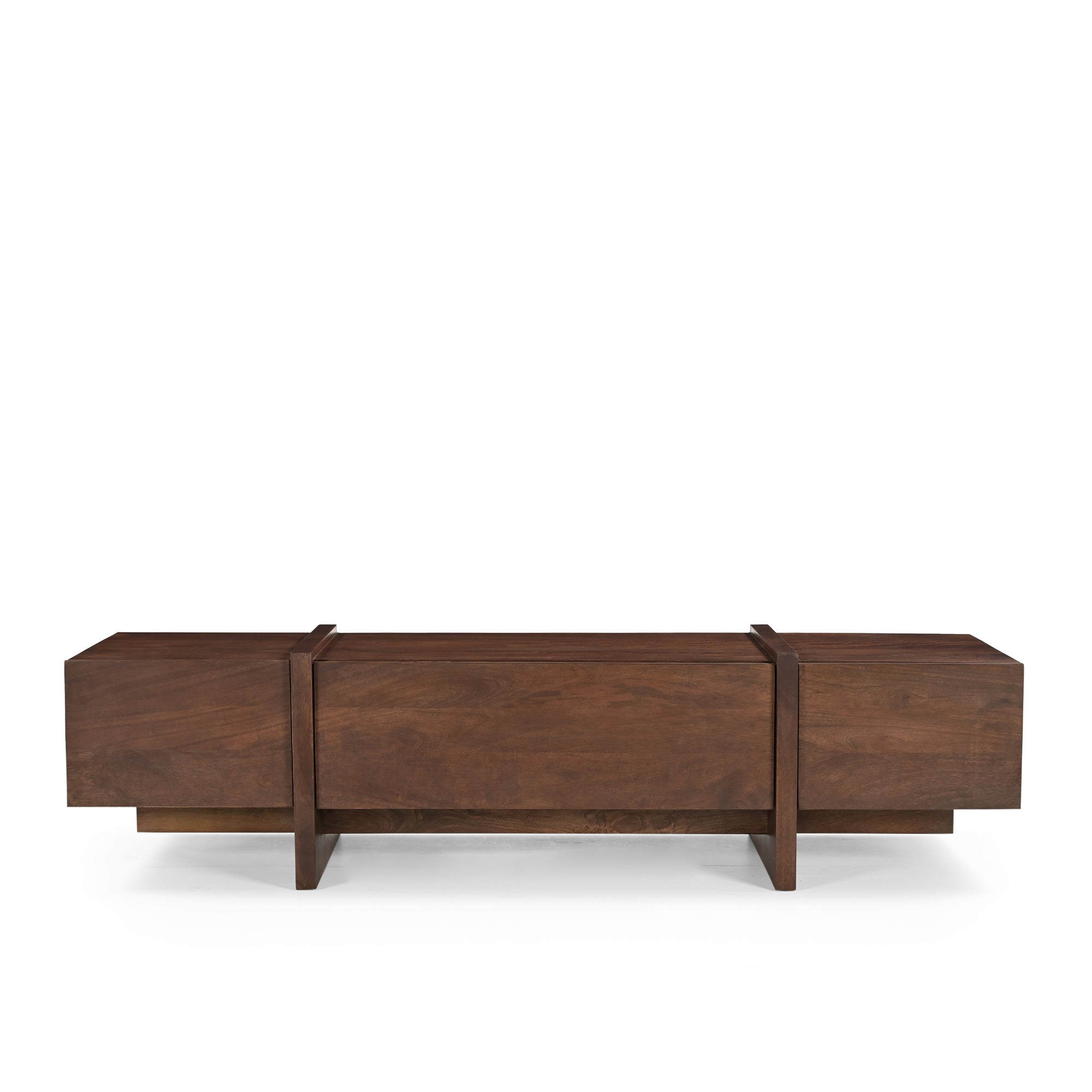 Takara Solid Mango Wood Medium TV Unit in Brown