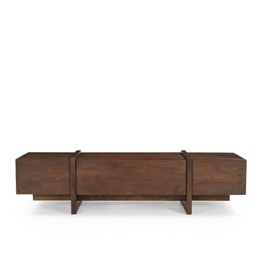Takara Solid Mango Wood Medium TV Unit in Brown