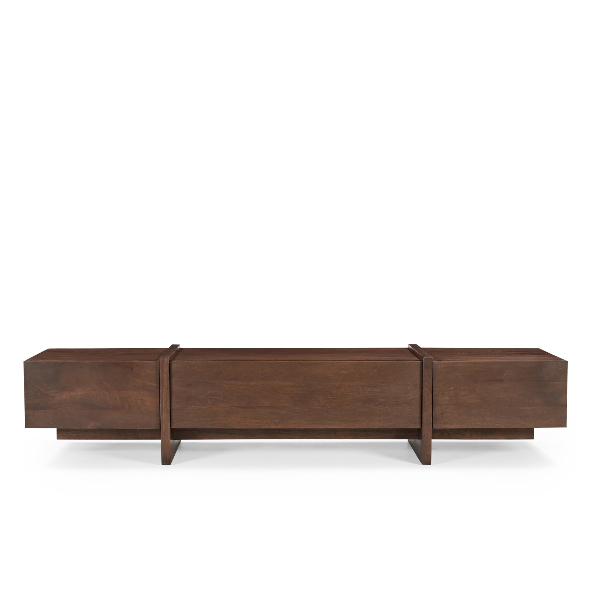 Takara Solid Mango Wood Large TV Unit in Brown