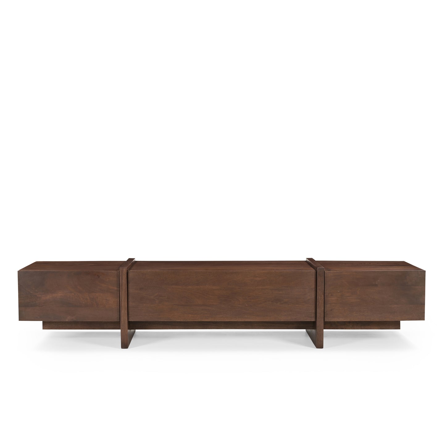 Takara Solid Mango Wood Large TV Unit in Brown