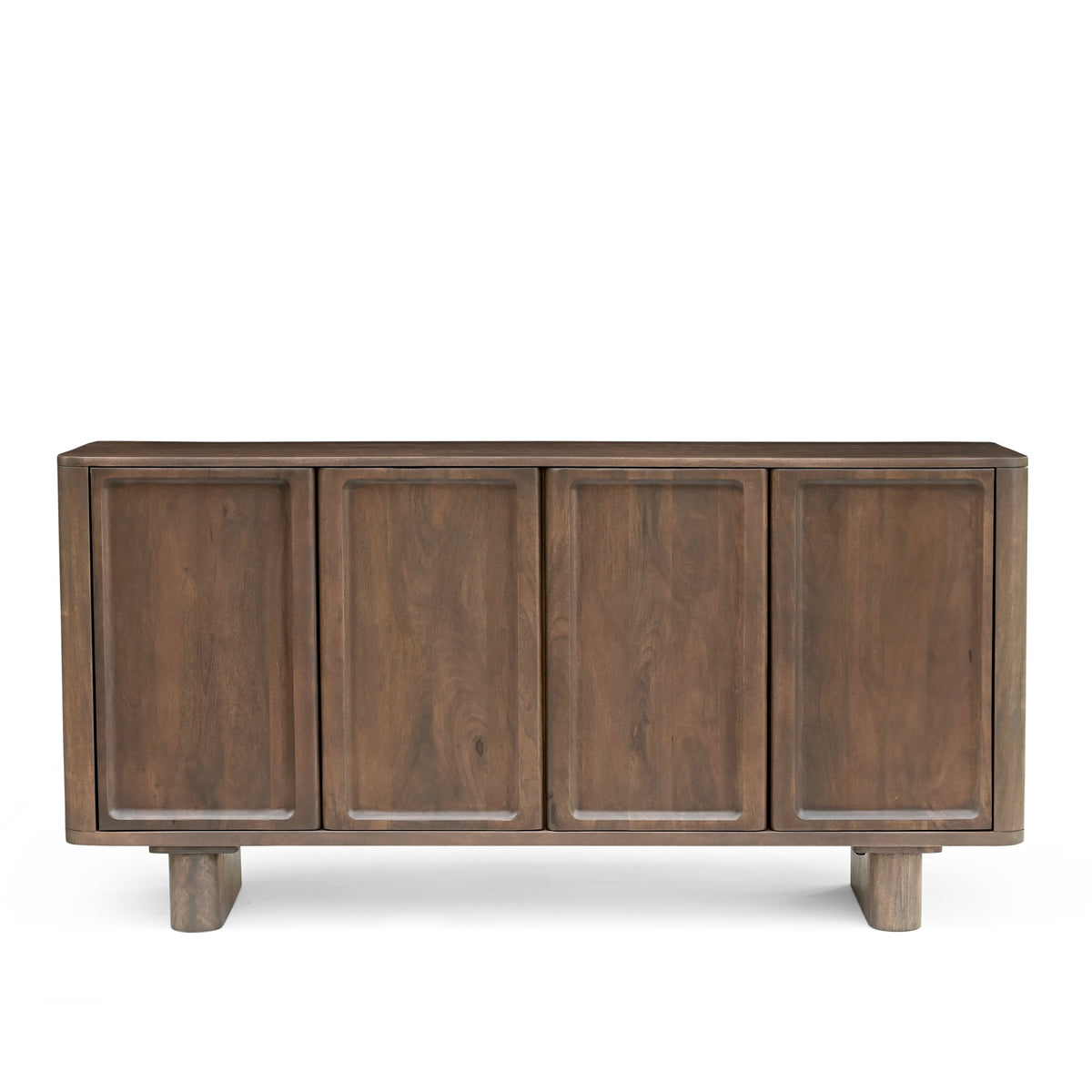 Isabella Solid Mango Wood Sideboard in Brown (160cm)