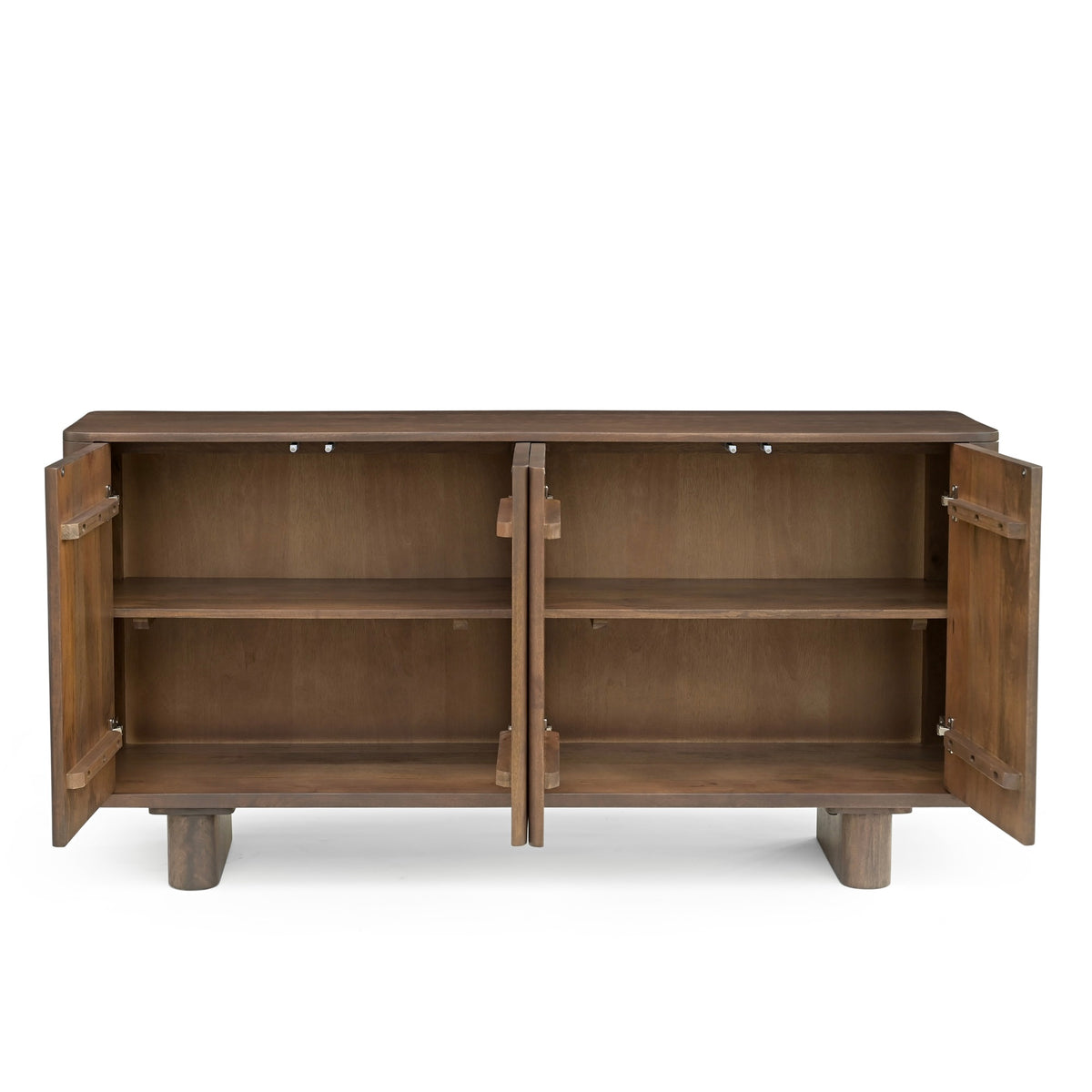 Isabella Solid Mango Wood Sideboard in Brown (160cm)