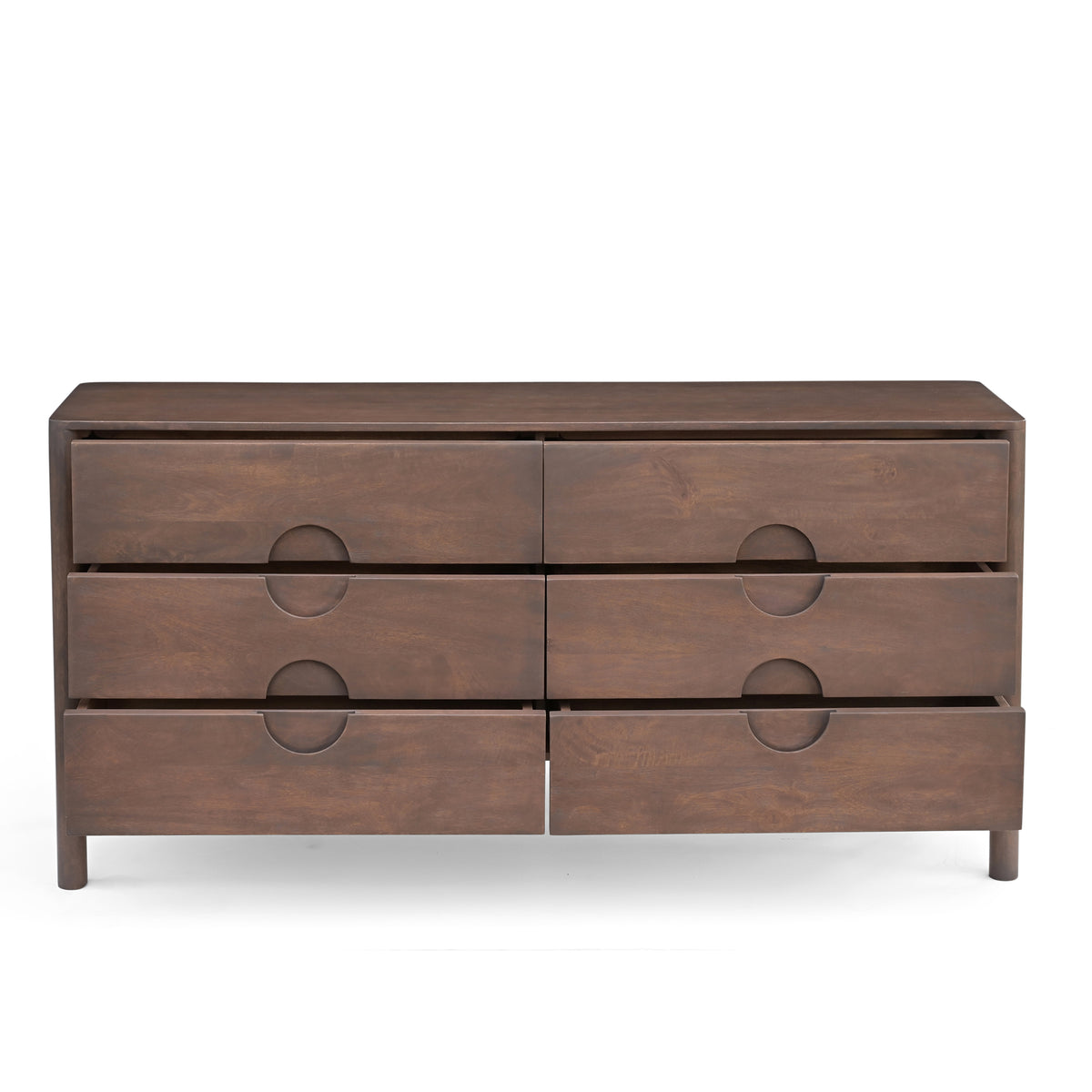 Sydney Solid Mango Wood Large 6 Drawer Chest
