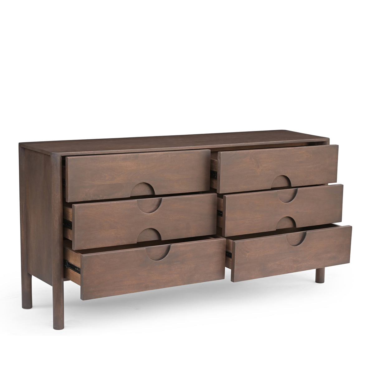 Sydney Solid Mango Wood Large 6 Drawer Chest