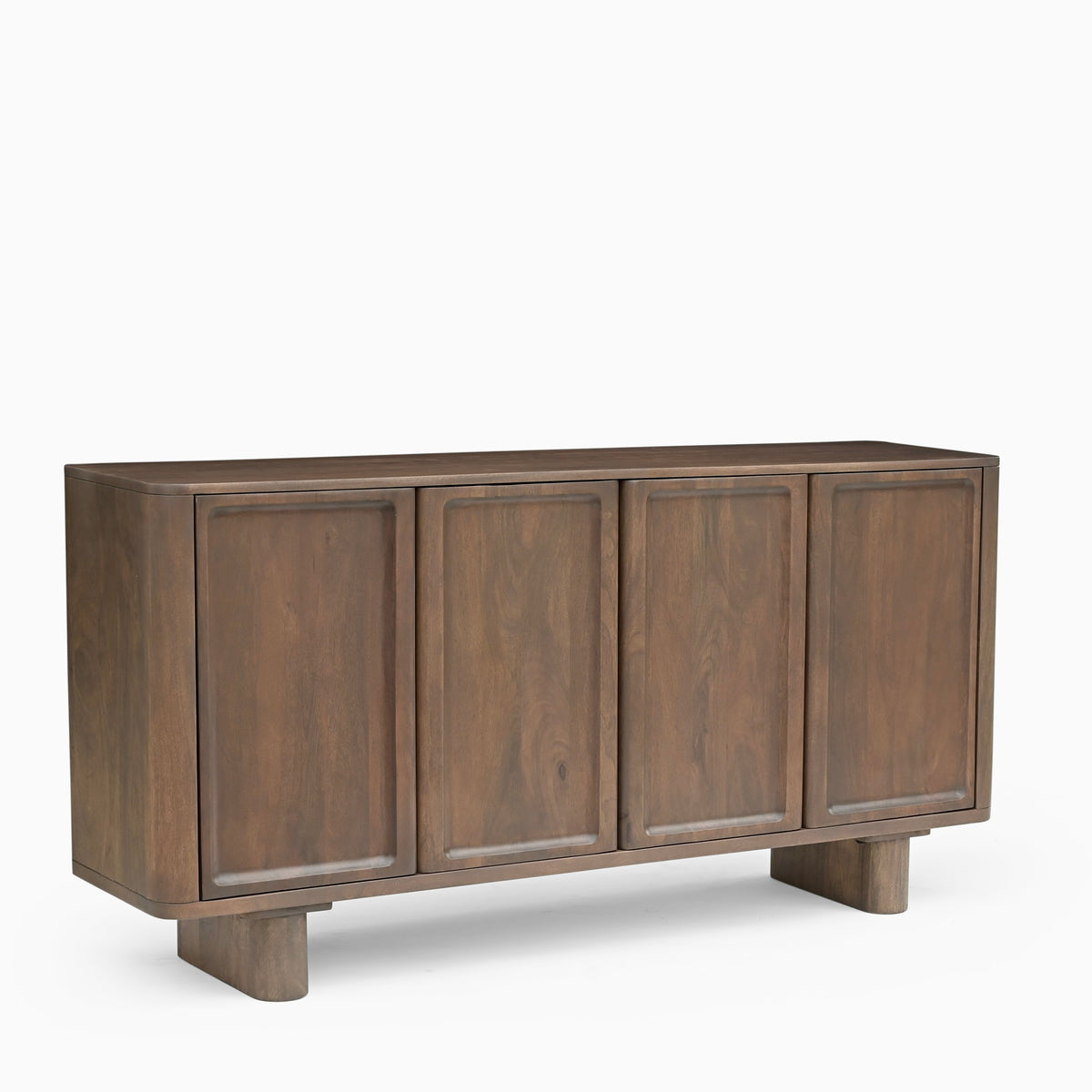 Isabella Solid Mango Wood Sideboard in Brown (160cm)
