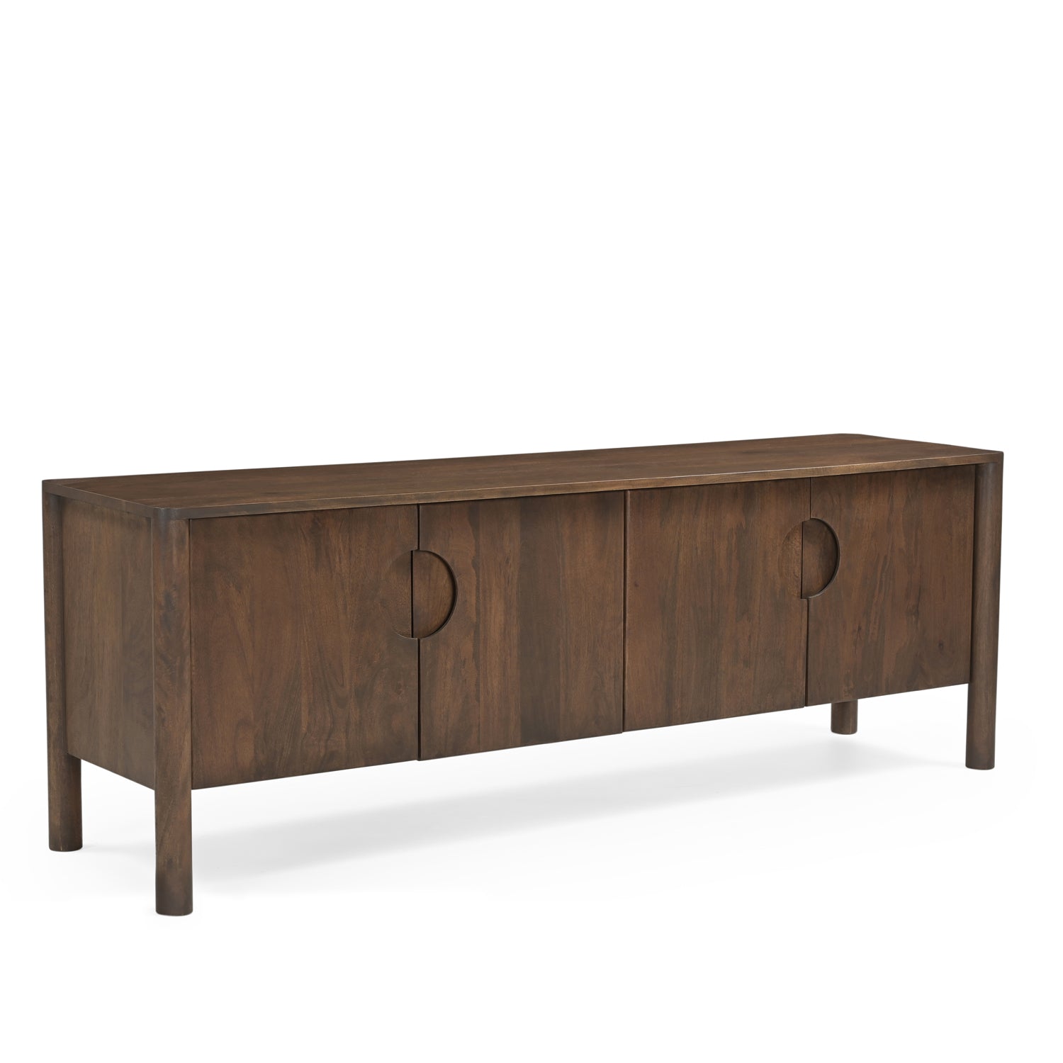 Sydney Solid Mango Wood TV Unit Brown