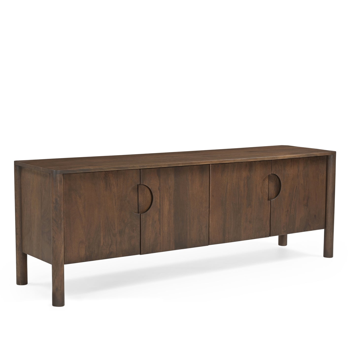 Sydney Solid Mango Wood TV Unit Brown