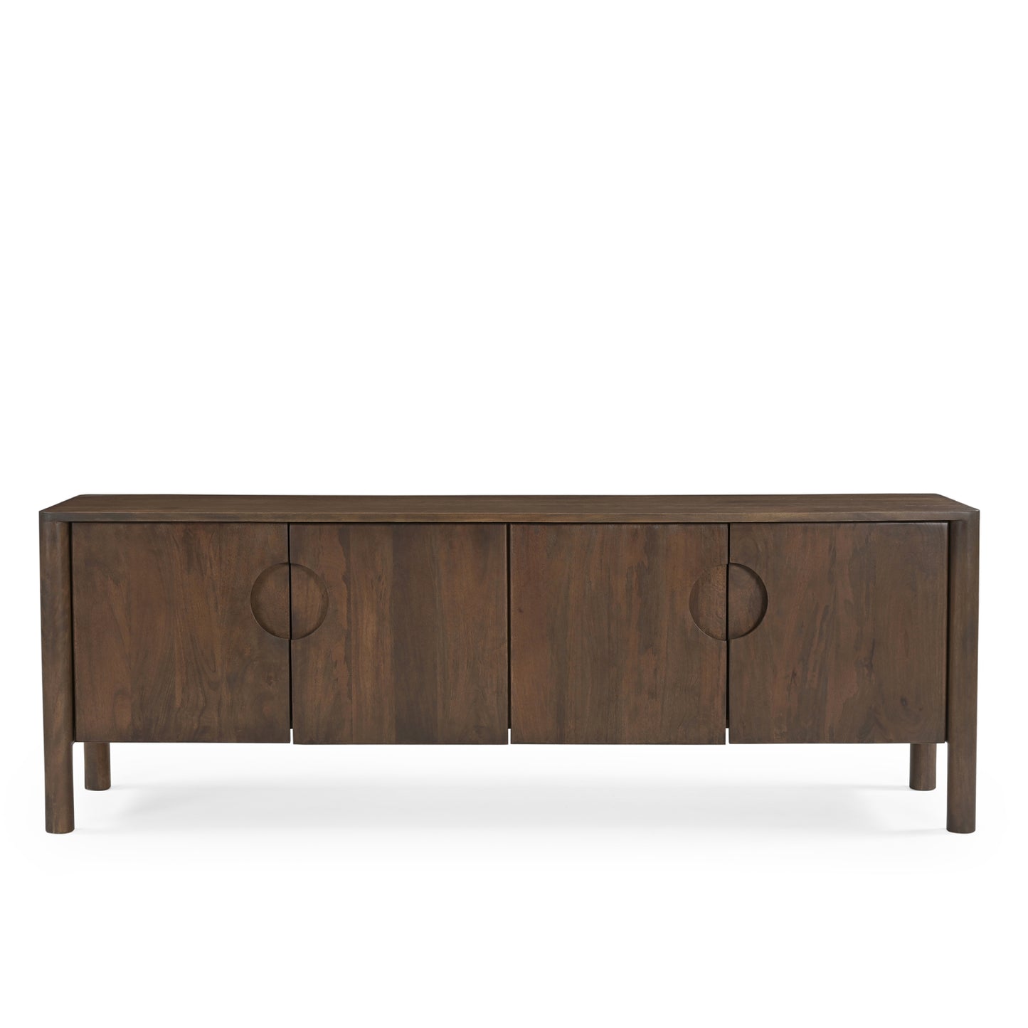 Sydney Solid Mango Wood TV Unit Brown